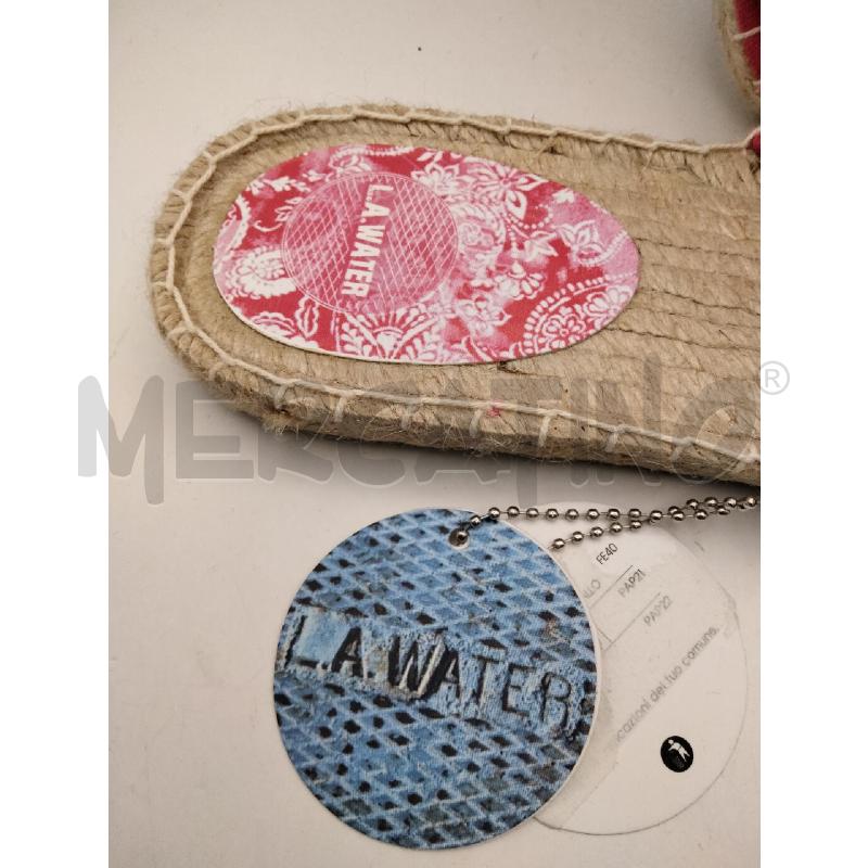 ESPADRILLAS D LA WATER FRANGETTE FUCSIA  | Mercatino dell'Usato Roma talenti 3