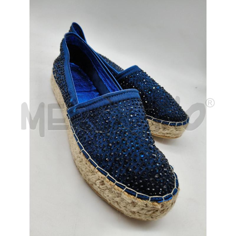 ESPADRILLAS D SARA LOPEZ BLU STRASS  | Mercatino dell'Usato Roma talenti 2