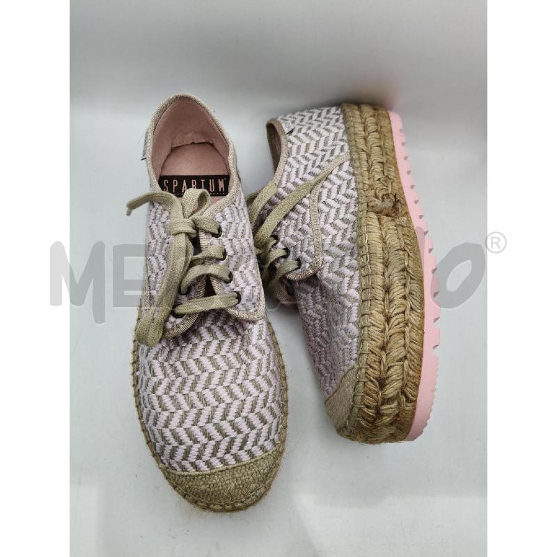 ESPADRILLAS STRINGATE SPARTUM BEI ROSA  | Mercatino dell'Usato Roma talenti 1