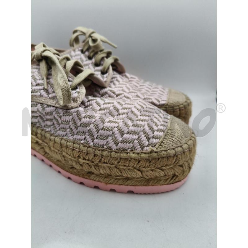ESPADRILLAS STRINGATE SPARTUM BEI ROSA  | Mercatino dell'Usato Roma talenti 2