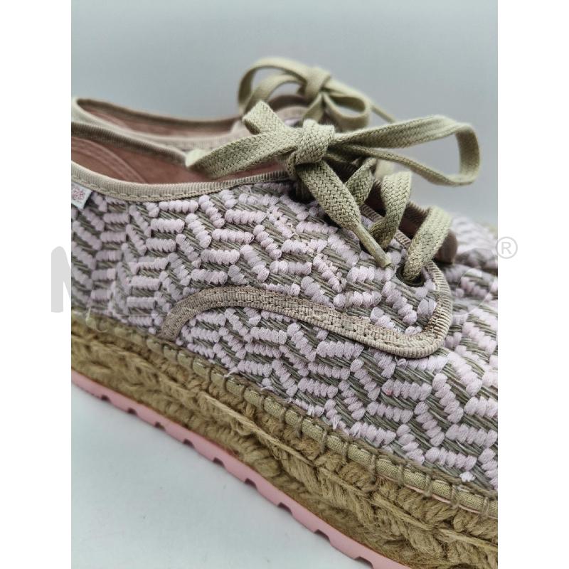 ESPADRILLAS STRINGATE SPARTUM BEI ROSA  | Mercatino dell'Usato Roma talenti 5
