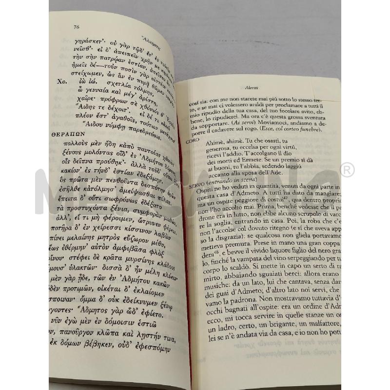 EURIPIDE LE TRAGEDIE MONDADORI | Mercatino dell'Usato Roma talenti 2