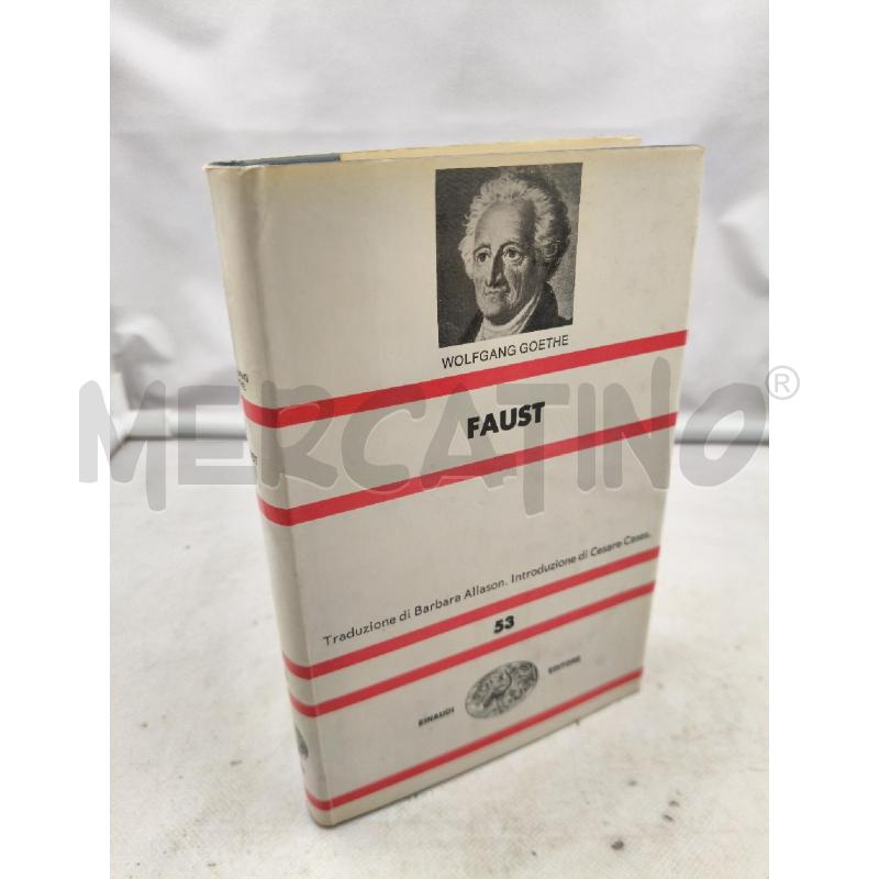 FAUST GOETHE EINAUDI | Mercatino dell'Usato Roma talenti 1