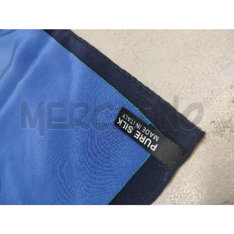 FAZZOLETTO D CARTIER BLU BORDI NE CERCHIO LEOPAR  | Mercatino dell'Usato Roma talenti 4