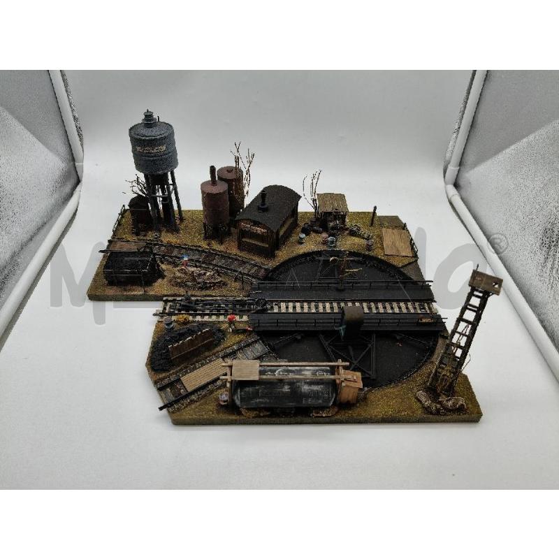 FERROMODELLISMO DIORAMA PIATTAFORMA GIREVOLE 30X35 | Mercatino dell'Usato Roma talenti 1