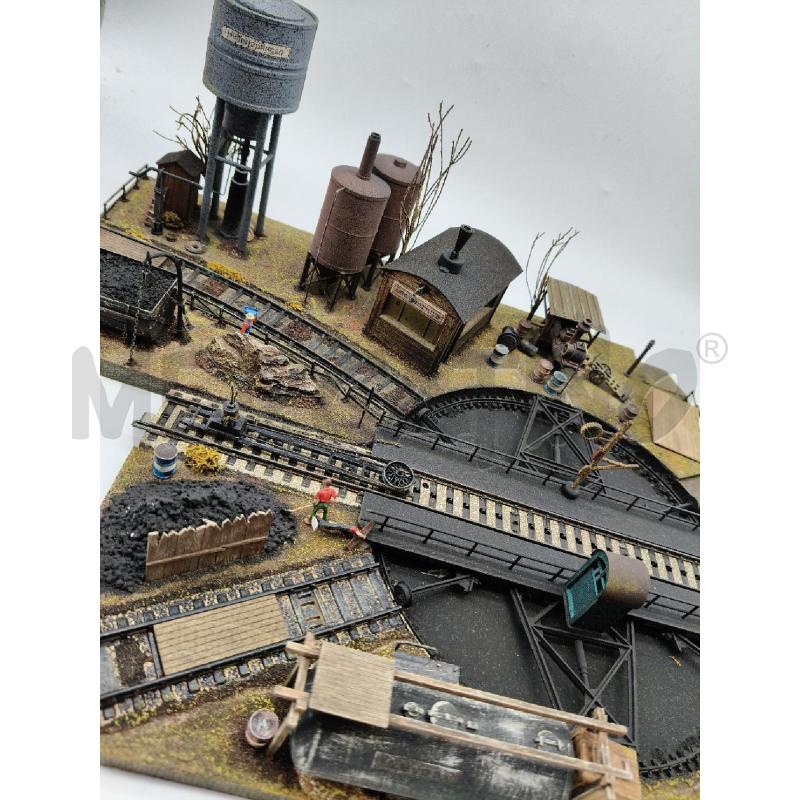 FERROMODELLISMO DIORAMA PIATTAFORMA GIREVOLE 30X35 | Mercatino dell'Usato Roma talenti 3