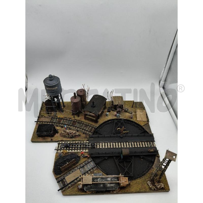 FERROMODELLISMO DIORAMA PIATTAFORMA GIREVOLE 30X35 | Mercatino dell'Usato Roma talenti 4
