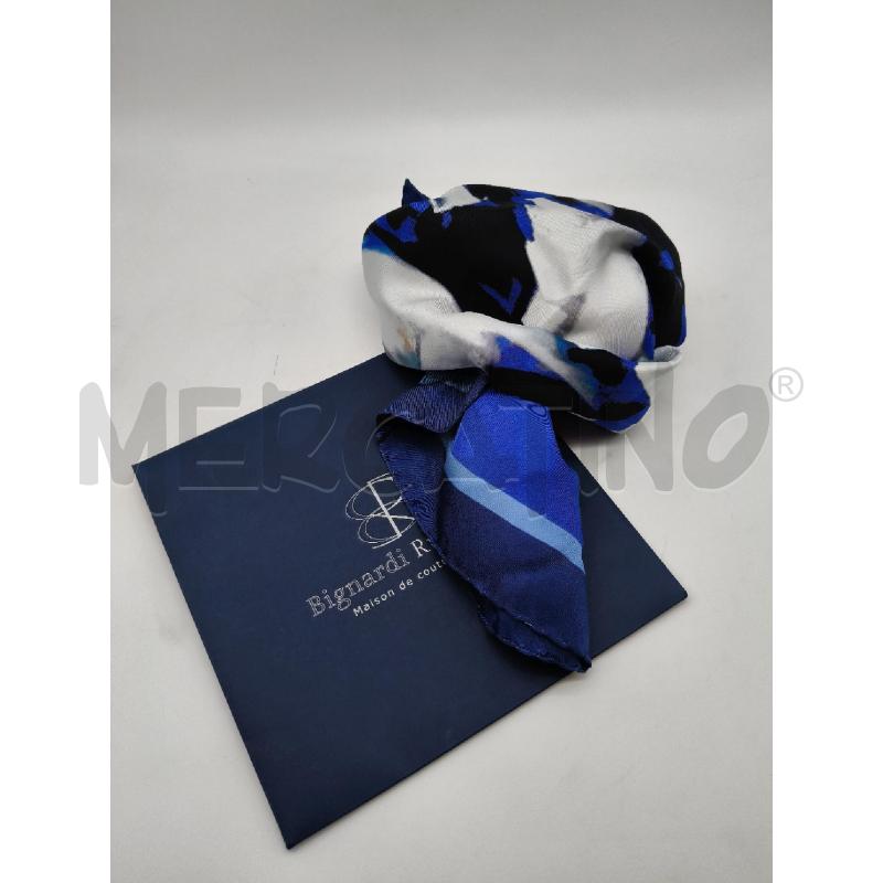 FOULARD BIGNARDI RUGGIER BLUETTE CAVALLI | Mercatino dell'Usato Roma talenti 1