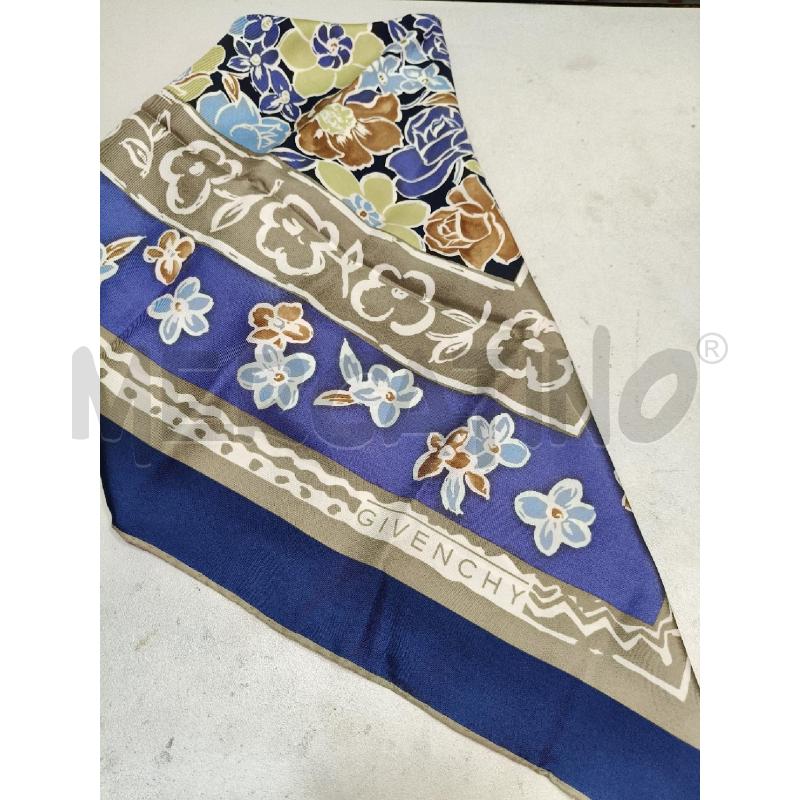 FOULARD GIVENCHY VINTA SETA FIORI  | Mercatino dell'Usato Roma talenti 1