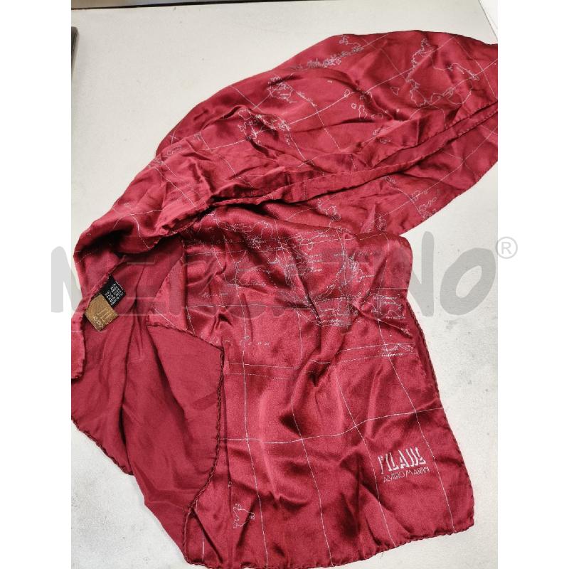 FOULARD PRIMA CLASSE BORD GEO ARGENTO | Mercatino dell'Usato Roma talenti 1