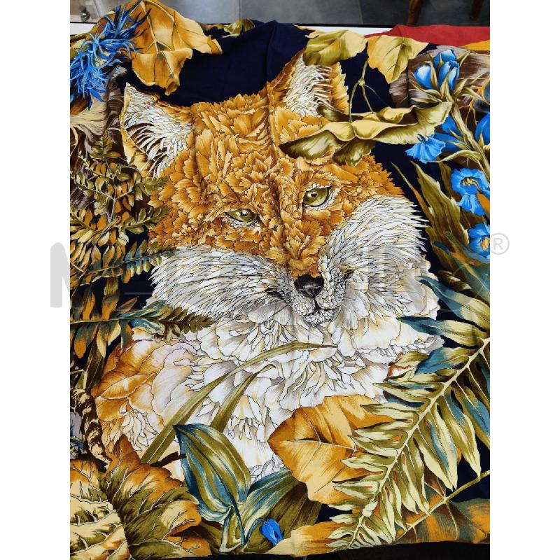 FOULARD SALVATORE FERRAGAMO IN CREPE DI SETA VOLPE  | Mercatino dell'Usato Roma talenti 2