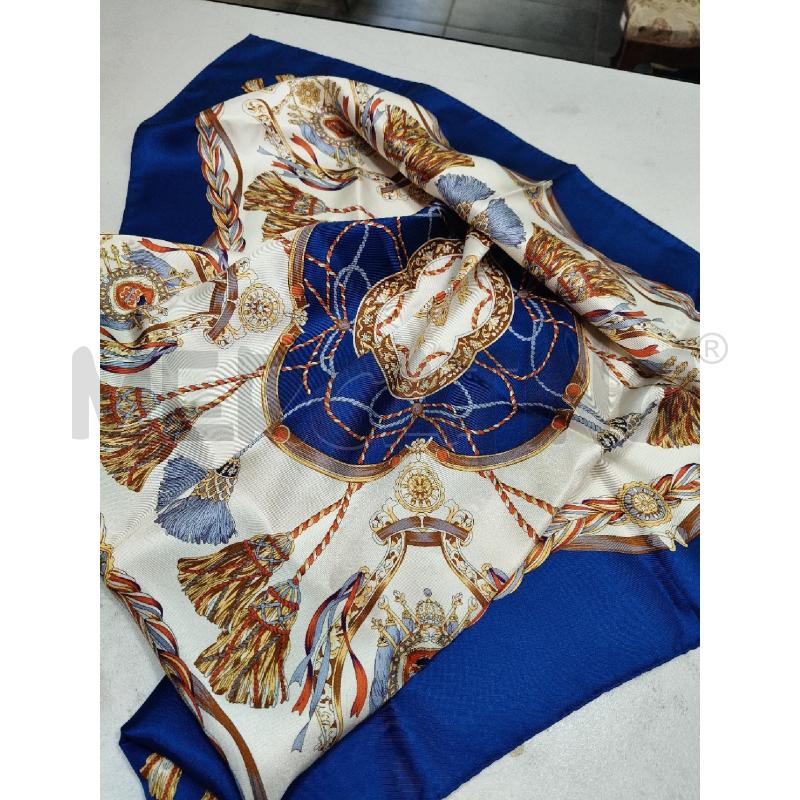 FOULARD SETA INTREND PANNA BLU EL ST NAPPINE | Mercatino dell'Usato Roma talenti 1