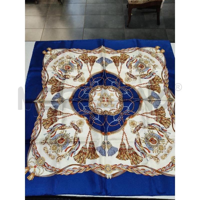 FOULARD SETA INTREND PANNA BLU EL ST NAPPINE | Mercatino dell'Usato Roma talenti 2