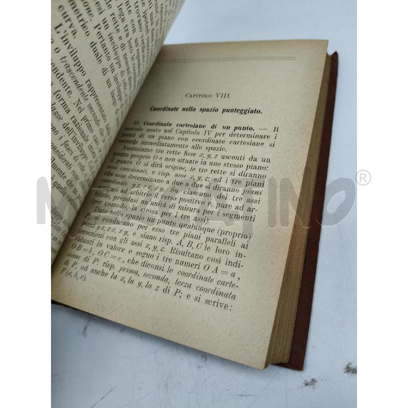 GEOMETRIA ANALITICA MANUALE HOEPLI | Mercatino dell'Usato Roma talenti 2