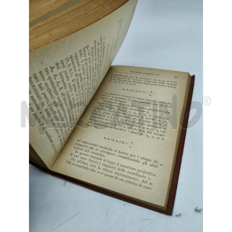GEOMETRIA ANALITICA MANUALE HOEPLI | Mercatino dell'Usato Roma talenti 3