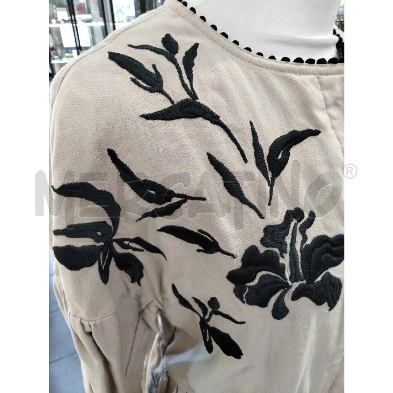 GIACCA D BAZAR DELUXE BEIGE RIC NE FIORI  | Mercatino dell'Usato Roma talenti 2