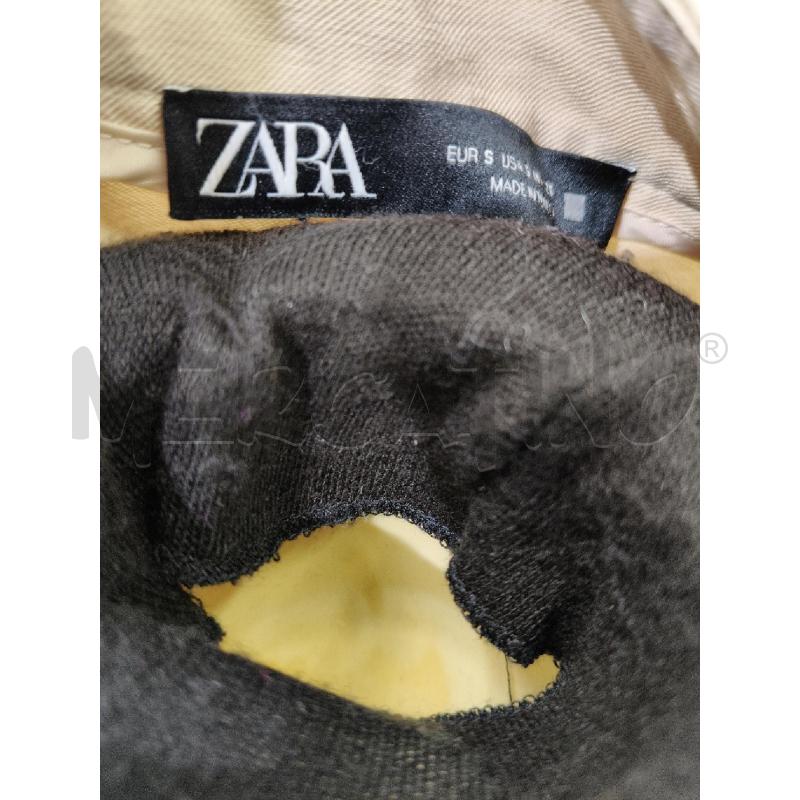 GIACCA SAHARIANA SMAN ZARA CREMA CINTA | Mercatino dell'Usato Roma talenti 4