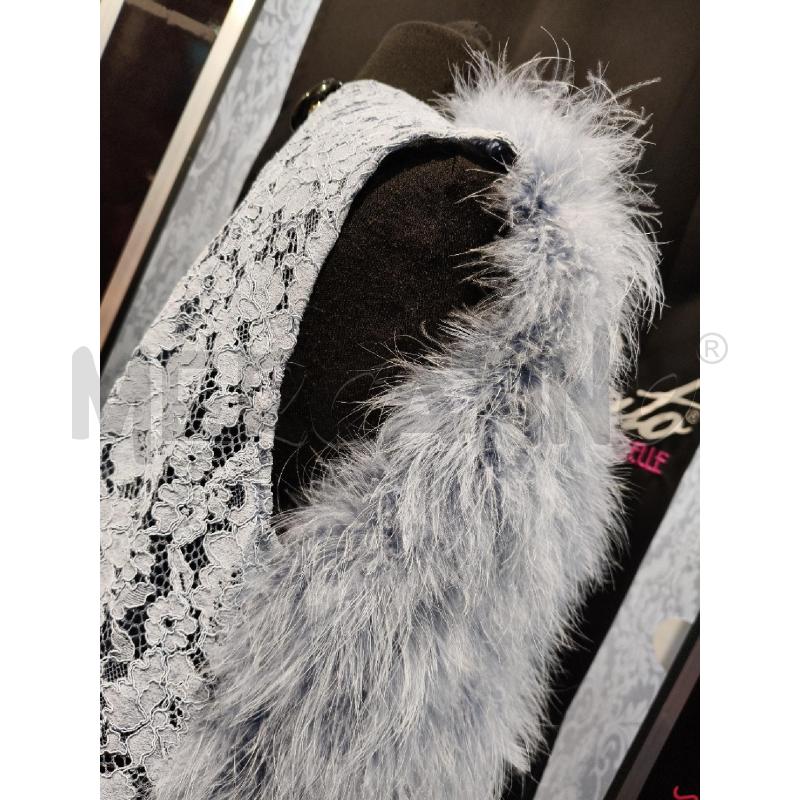 GILET D TWIN SET PIZZO CELE FRONT PIUME  | Mercatino dell'Usato Roma talenti 3