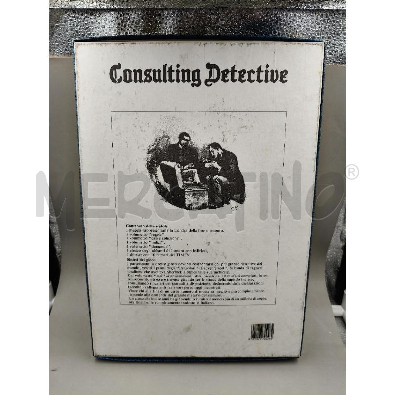 GIOCO IN SCAT CONSULTING DETECTIVE SHERLOCK HOLMES INTERNATIONAL | Mercatino dell'Usato Roma talenti 3