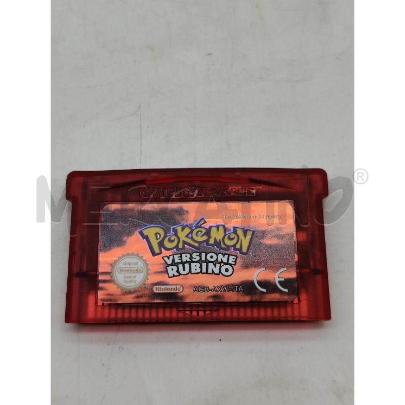 GIOCO NINTENDO POKEMON VERSIONE RUBINO | Mercatino dell'Usato Roma talenti 2