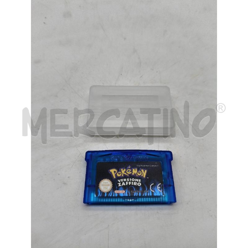 GIOCO NINTENDO POKEMON VERSIONE ZAFFIRO | Mercatino dell'Usato Roma talenti 1