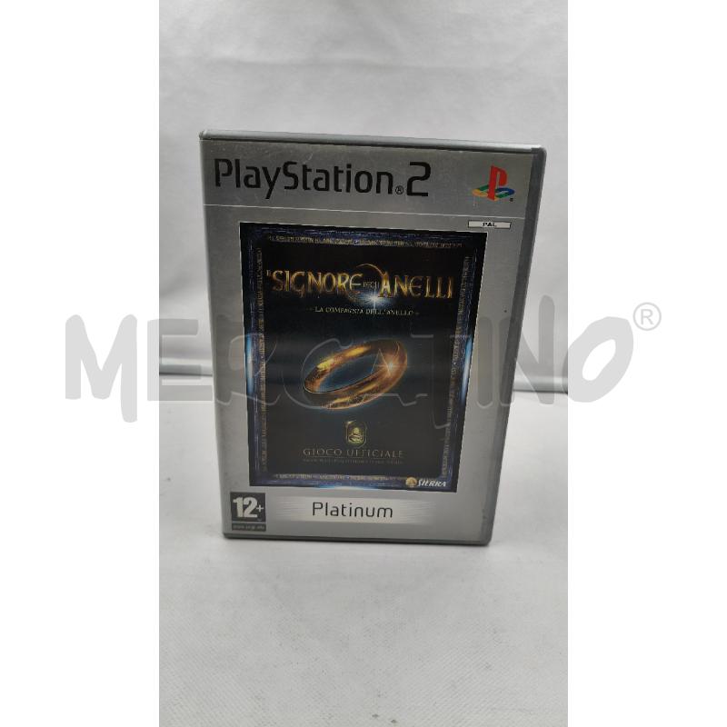 GIOCO PS2 IL SIGNORE DEGLI ANELLI LA COMPAGNIA PLAT | Mercatino dell'Usato Roma talenti 1