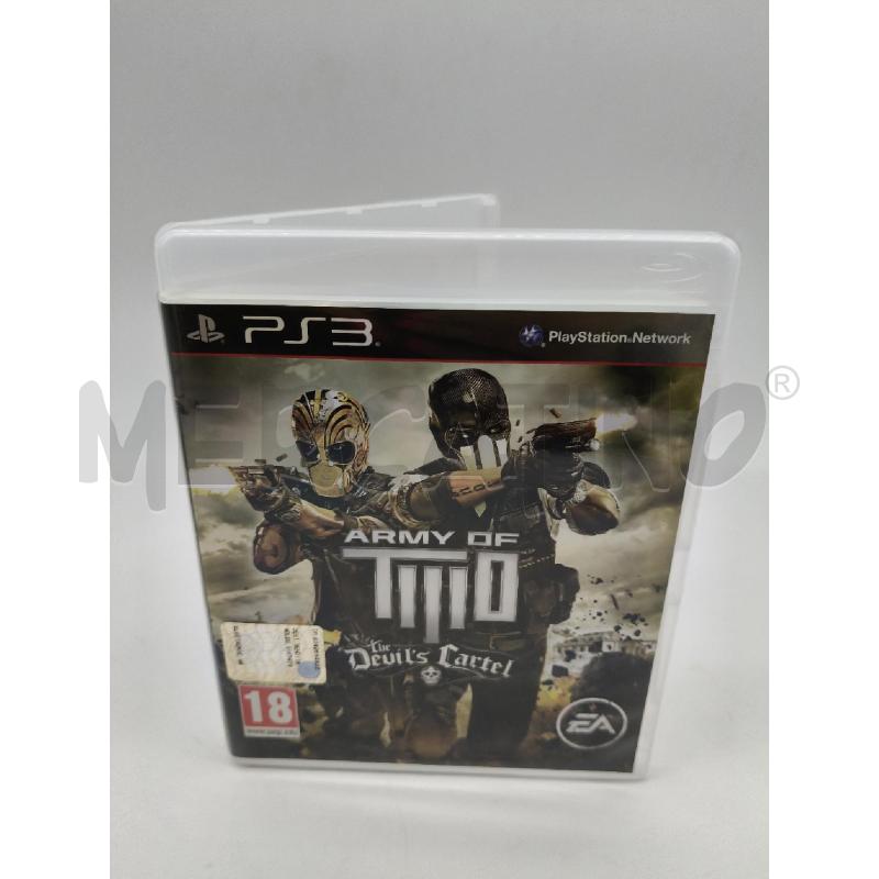 GIOCO PS3 ARMY OF TWO THE DEVIL'S CARTEL | Mercatino dell'Usato Roma talenti 1