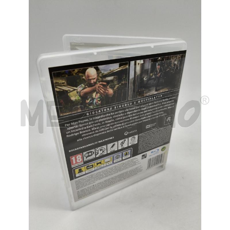 GIOCO PS3 MAX PAYNE 3 | Mercatino dell'Usato Roma talenti 3