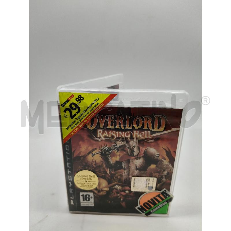 GIOCO PS3 OVERLOAD RAISING HELL | Mercatino dell'Usato Roma talenti 1