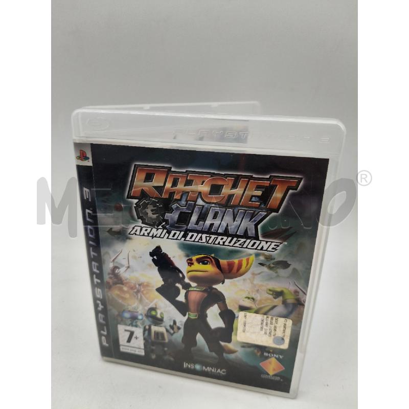 GIOCO PS3 RATCHED & CLANK ARMI DI DISTRUZIONE | Mercatino dell'Usato Roma talenti 1