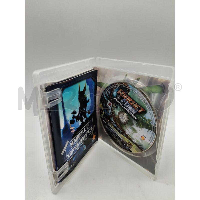 GIOCO PS3 RATCHED & CLANK ARMI DI DISTRUZIONE | Mercatino dell'Usato Roma talenti 2