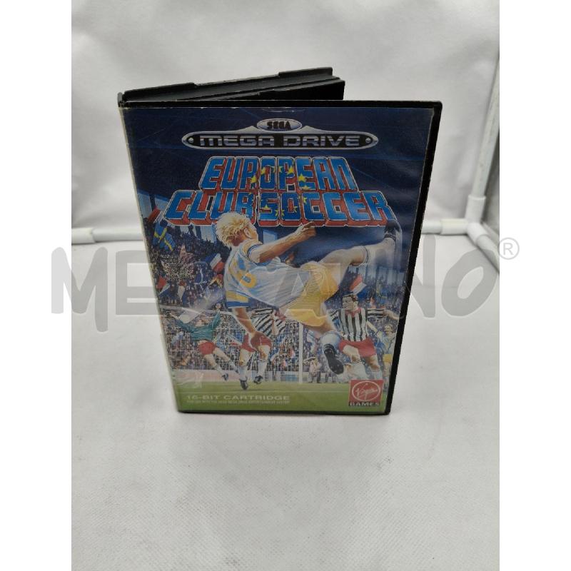 GIOCO SEGA MEGA DRIVE EUROPEAN CLUBSOCCER | Mercatino dell'Usato Roma talenti 1