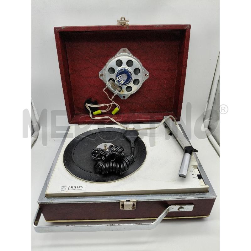 GIRADISCHI PHILIPS VINTAGE IN VALIGETTA | Mercatino dell'Usato Roma talenti 1