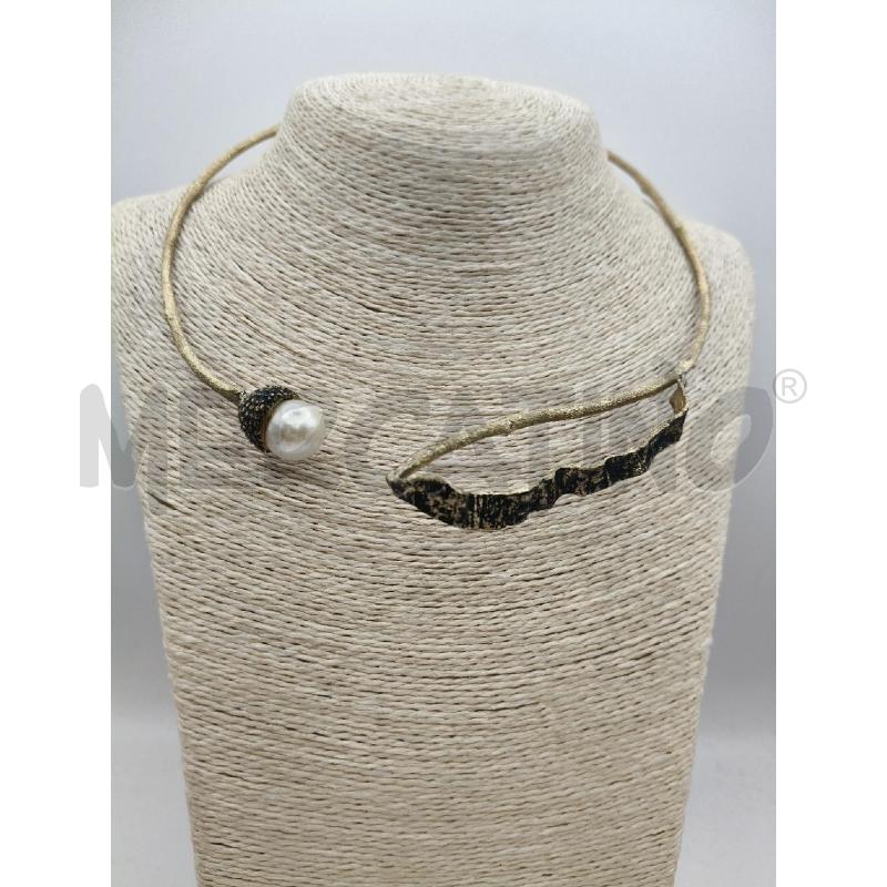 GIRO COLLO RIG DOR SATIN FOGLIA/PERLA | Mercatino dell'Usato Roma talenti 1