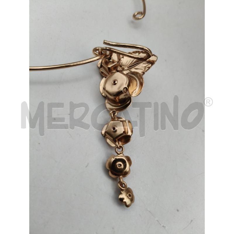 GIRO COLLO RIG ROSE PEND FIORI PERLE  | Mercatino dell'Usato Roma talenti 4