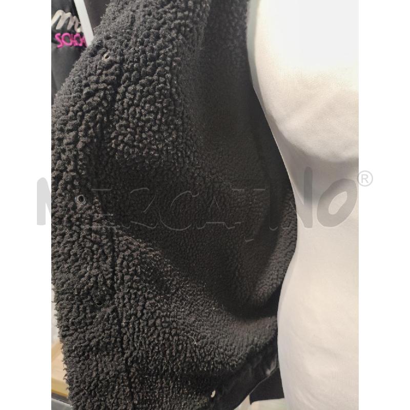 GIUBBINO UOMO DENIM PULL BEAR NERO INT SHERPA | Mercatino dell'Usato Roma talenti 3