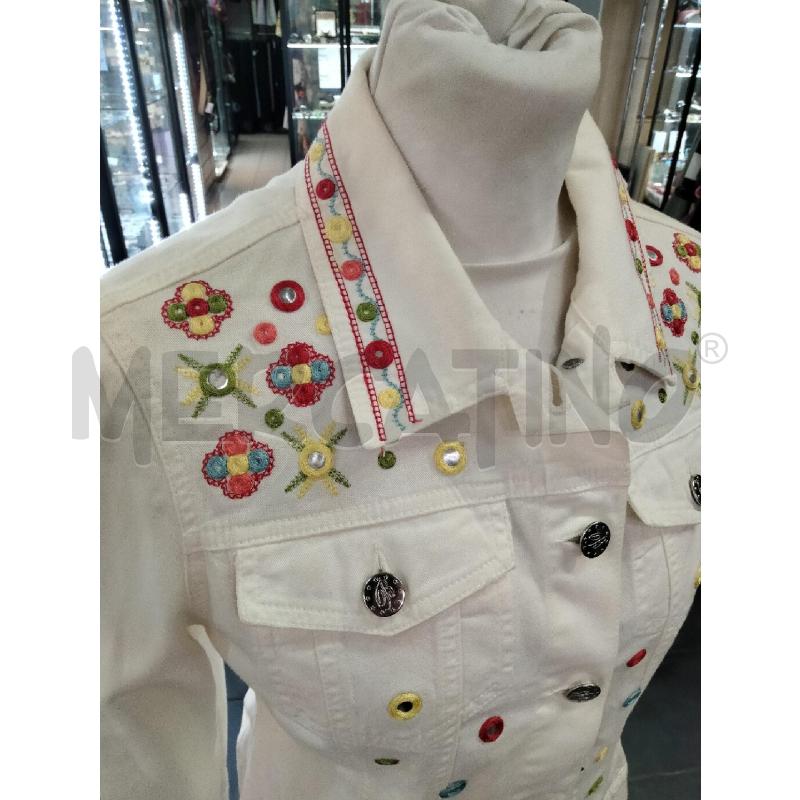 GIUBBOTTO D VINT BLUMARINE PANNA SPECHIE COL  | Mercatino dell'Usato Roma talenti 2