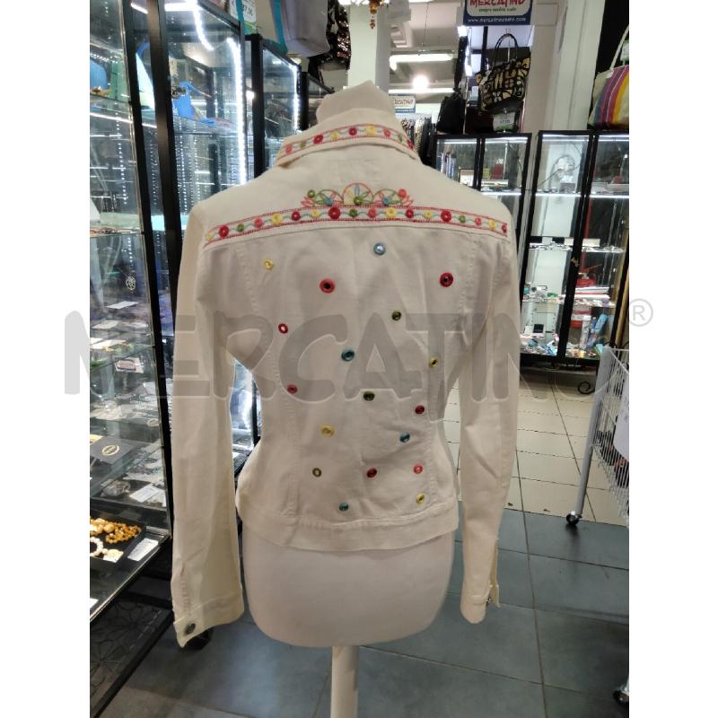 GIUBBOTTO D VINT BLUMARINE PANNA SPECHIE COL  | Mercatino dell'Usato Roma talenti 3