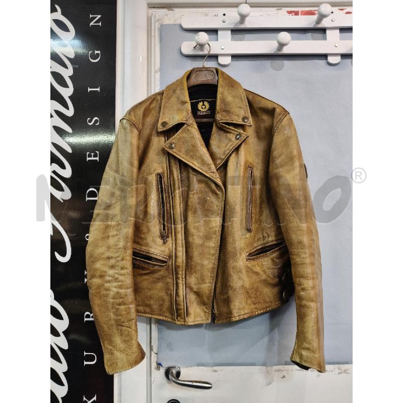 GIUBBOTTO U BELSTAFF PELLE BIKER OCRA | Mercatino dell'Usato Roma talenti 1