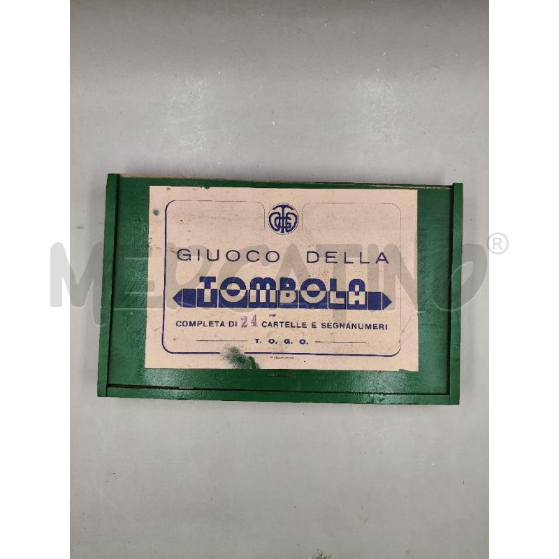 GIUOCO DELLA TOMBOLA VINTAGE | Mercatino dell'Usato Roma talenti 1