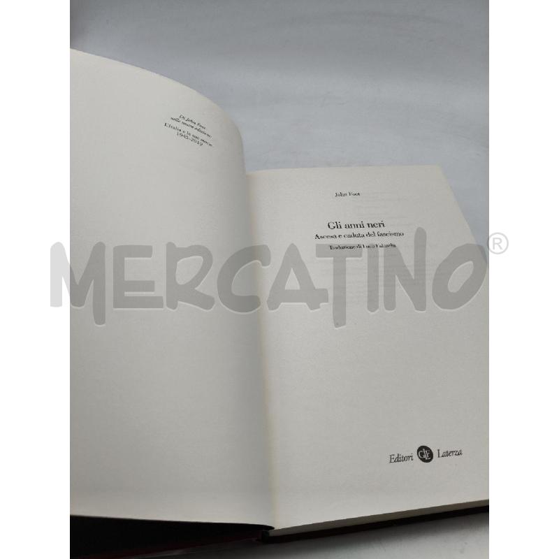 GLI ANNI NERI | Mercatino dell'Usato Roma talenti 3