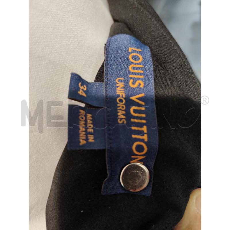 GONNA LOUIS VUITTON UNIFORMS NERO PIEGHE | Mercatino dell'Usato Roma talenti 5