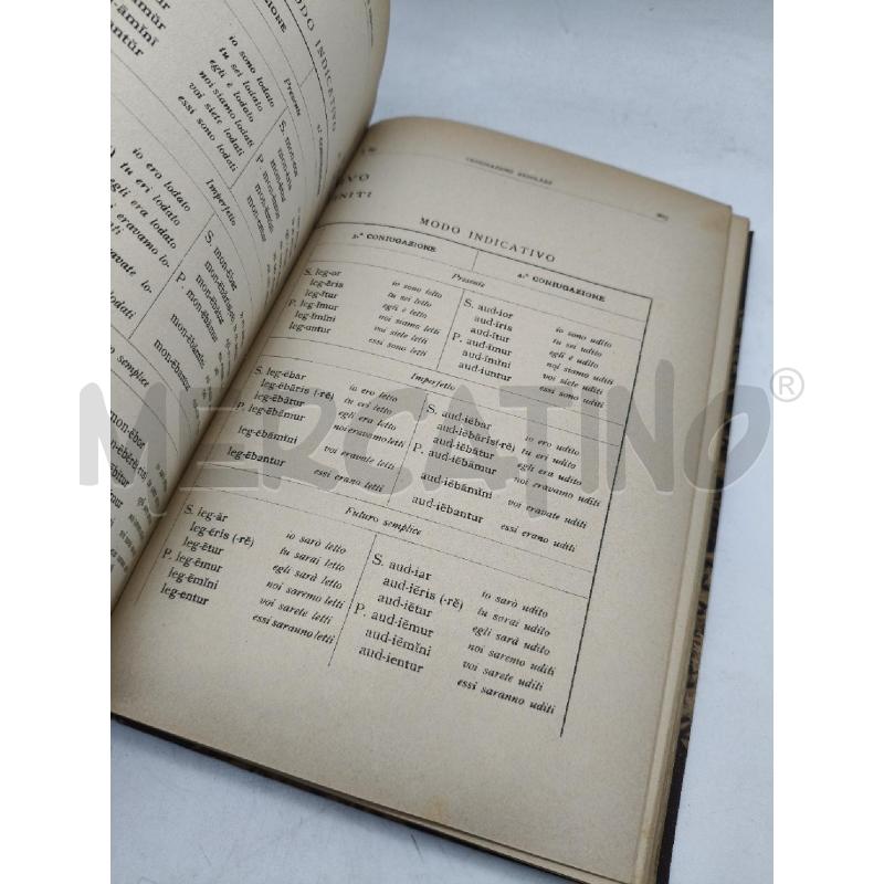 GRAMMATICA LATINA ZANICHELLI EDITORE 1916 | Mercatino dell'Usato Roma talenti 2