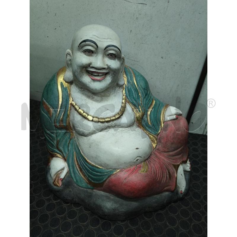 GRANDE BUDDHA LEGNO  | Mercatino dell'Usato Roma talenti 1
