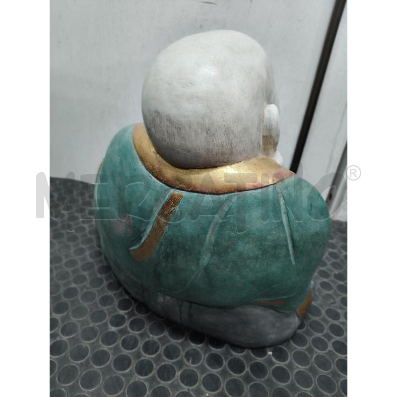 GRANDE BUDDHA LEGNO  | Mercatino dell'Usato Roma talenti 3