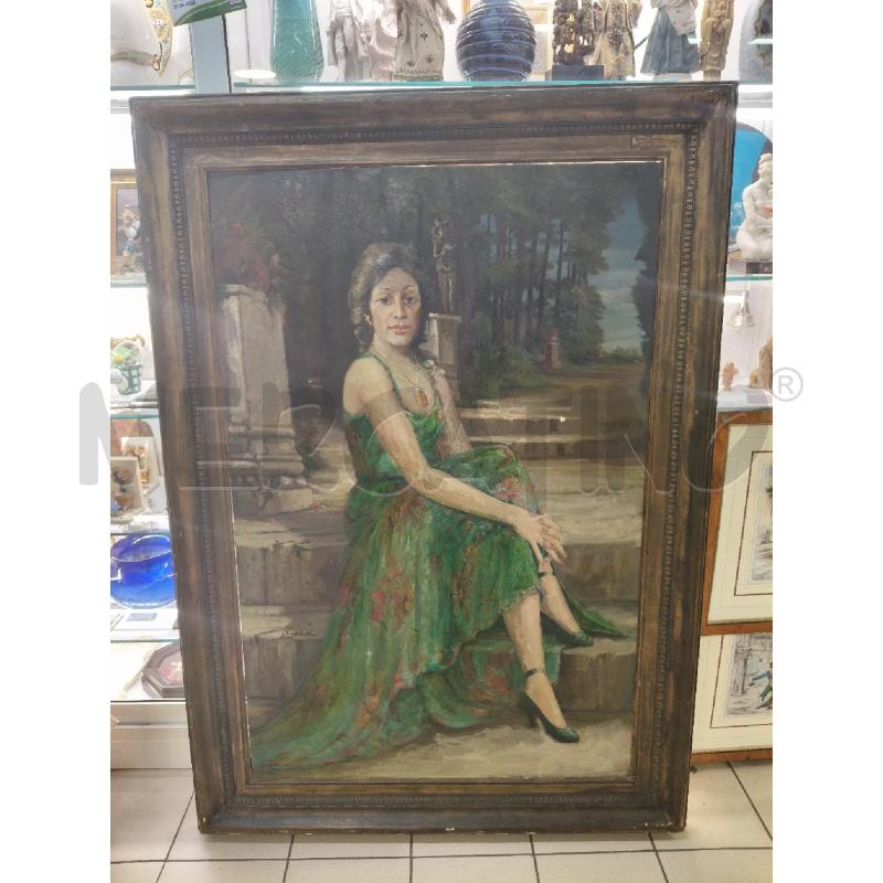GRANDE QUADRO OLIO RITRATTO  | Mercatino dell'Usato Roma talenti 1