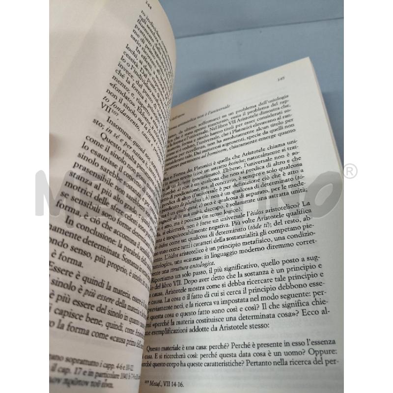 GUIDA ALLA LETTURA DELLA METAFISICA DI ARISTOTELE | Mercatino dell'Usato Roma talenti 2