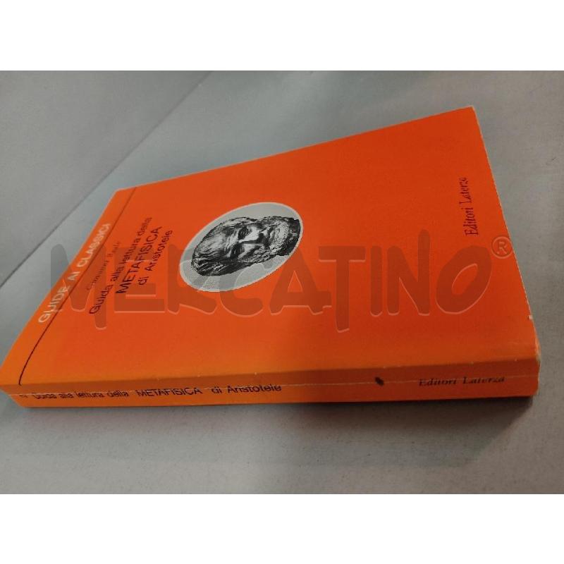 GUIDA ALLA LETTURA DELLA METAFISICA DI ARISTOTELE | Mercatino dell'Usato Roma talenti 3