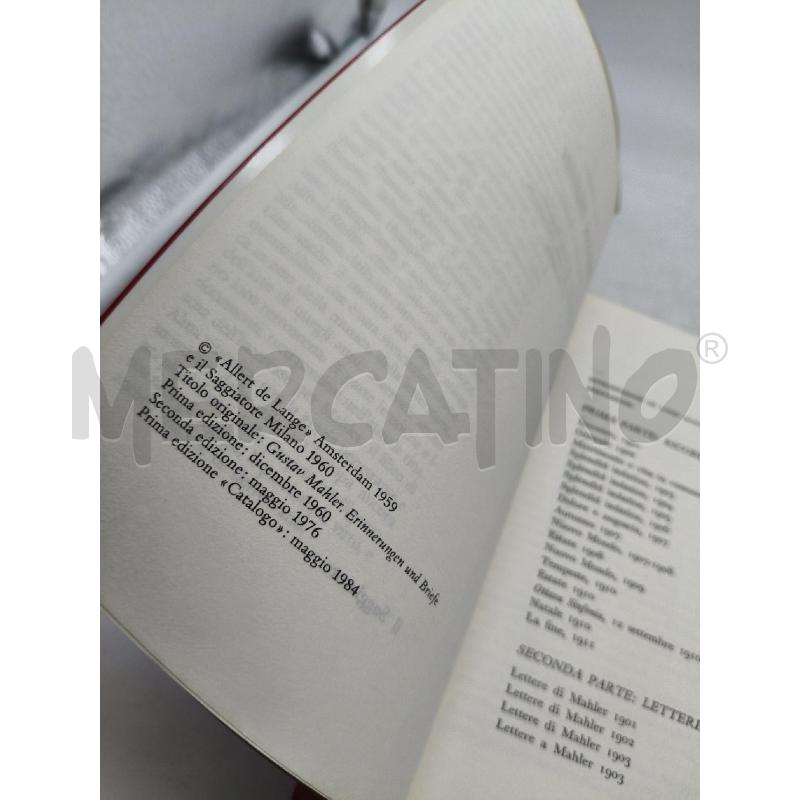 GUSTAV MAHLER RICORDI E LETTERE  | Mercatino dell'Usato Roma talenti 4