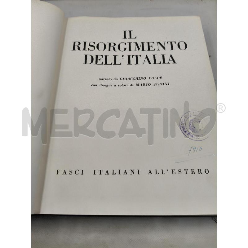 IL RISORGIMENTO DELL'ITALIA 1934 | Mercatino dell'Usato Roma talenti 4